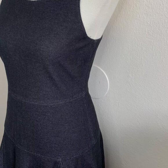 Rag & Bone Women's Size 6 Enigma Dress Drop Waist Fit Flare Sleeveless Zip Up - Picture 3 of 10